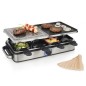 Raclette Princess Deluxe 8 162635, 1400W, Tamaño 2x21x21cm