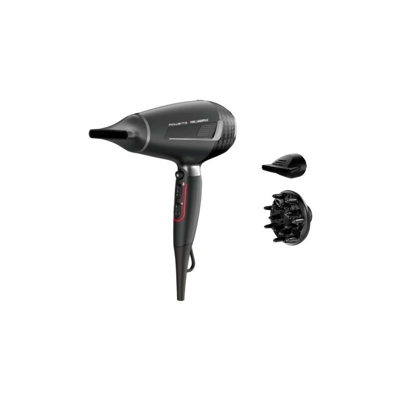 Secador de Pelo Rowenta K/Pro Stylist Karl Lagerfeld 2200W Motor AC