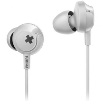 Casque Philips SHE4305WT blanc avec design ergonomique et basses