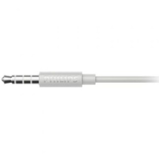 Auriculares Philips SHE4305WT blancos diseño ergonómico y graves