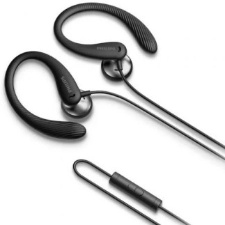 Auriculares deportivos Philips TAA1105BK resistencia al sudor con micr