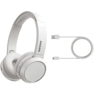 Casque sans fil Bluetooth Philips TAH4205WT blanc