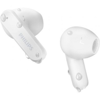 Auriculares Philips TAT2139WT blancos Bluetooth sin almohadillas 28h b