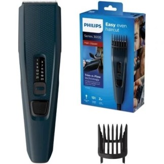 Máquina de cortar cabelo Philips HC3505 DualCut com fio de 15 polegadas e 13 comprimentos ajustáveis
