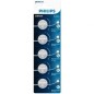 Pack de 5 Pilas Philips CR2025P5 01B Lithium 3V Precisión Larga Duración