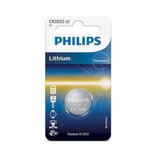Pila Philips CR2032 01B Litio 3V Alta Duración Ideal para Dispositivos