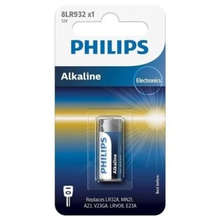 Batteria alcalina Philips 8LR932 da 12 V, prestazioni di lunga durata per i dispositivi