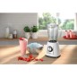 Frullatore Moulinex Blendforce LM430110 800W in vetro bianco a 2 velocità Frullatore Moulinex Blendforce LM430110 800W in vetro bianco a 2 velocità