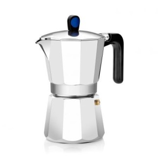 Caffettiera Monix Eterna in acciaio inox da 4 tazze, adatta all'induzione