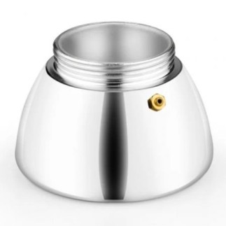Cafetera Monix Induction Inox 9 tazas roja aluminio y acero