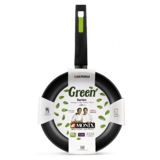 Asador Monix Green 28cm aluminio antiadherente diseño ecológico