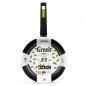 Asador Monix Green 28cm aluminio antiadherente diseño ecológico