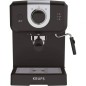 Cafetera expreso Krups Opio negra 15 bares depósito 1,5 litros