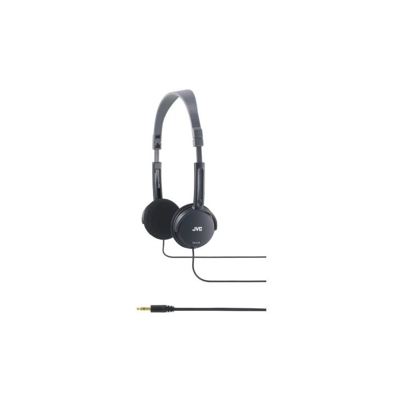 Casque audio pliable léger JVC HA-L50 noir avec prise jack 3,5 mm