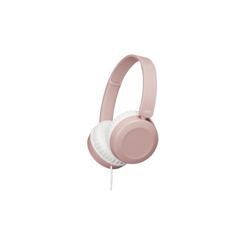 Casque audio pliable léger JVC HA-S31M rose avec microphone jack 3,5 mm