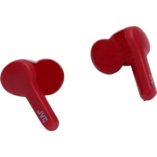 Auriculares JVC HA-A8T rojos Bluetooth con estuche y carga rápida