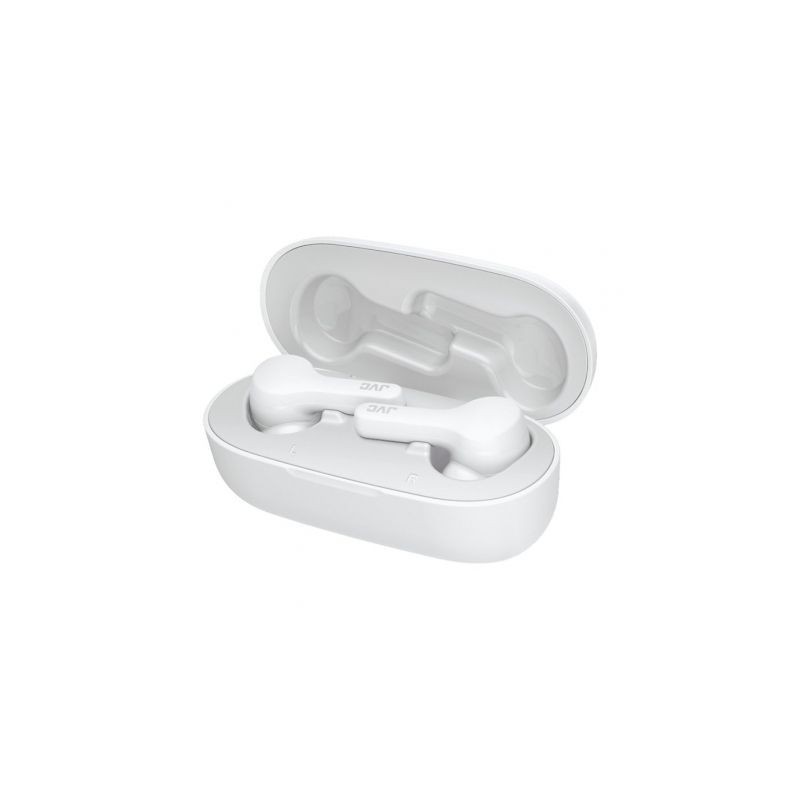 Casque Bluetooth JVC HA-A8T blanc avec étui et charge rapide Casque Bluetooth JVC HA-A8T blanc avec étui et charge rapide