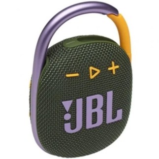 Altavoz JBL Clip 4 Bluetooth 5.1 5W portátil verde resistente agua