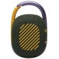 Enceinte portable JBL Clip 4 Bluetooth 5.1 5 W, verte, résistante à l'eau Enceinte portable JBL Clip 4 Bluetooth 5.1 5 W, verte, résistante à l'eau