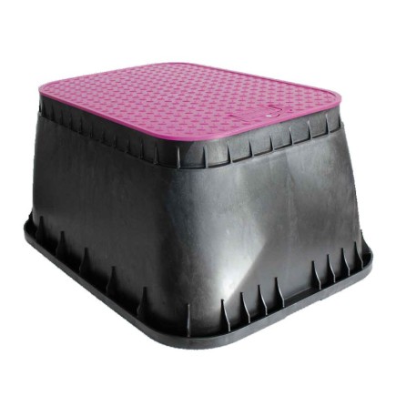 Bluedrop Jumbo - Coperchio rettangolare per tombino - Coperchio viola per acqua non potabile