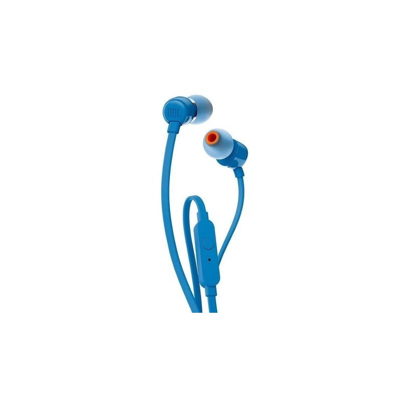 Auriculares JBL Tune 110 Intrauditivos Micrófono Jack 3.5 Azul
