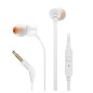 Auriculares JBL Tune 110 Intrauditivos Micrófono Jack 3.5 Blanco