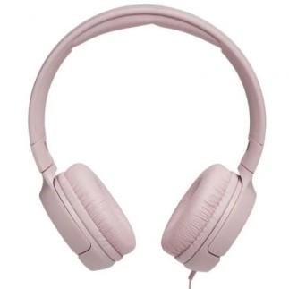 Fones de ouvido JBL Tune 500 com microfone e som Pure Bass rosa