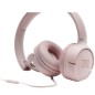 Fones de ouvido JBL Tune 500 com microfone e som Pure Bass rosa