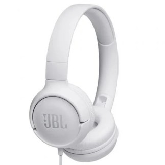 Auriculares JBL Tune 500 con Micrófono y Sonido Pure Bass Blancos