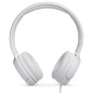 Casque JBL Tune 500 avec microphone et basses Pure (blanc)
