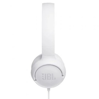 Casque JBL Tune 500 avec microphone et basses Pure (blanc)