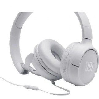 Casque JBL Tune 500 avec microphone et basses Pure (blanc)