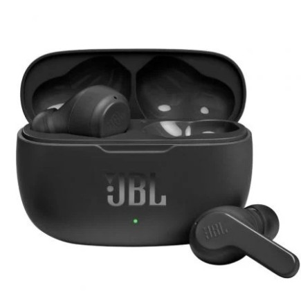 Auriculares JBL Wave 200TWS Bluetooth 5H Batería Estuche Negro
