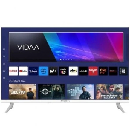 Téléviseur Grunkel LED-3225VDBLANCO : Smart TV Full HD 32 pouces, blanc
