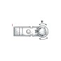 Aspersor de Plástico Sectorial Rosca Macho ½” - Radio 7-12 m, Regulación de Alcance Aspersor de Plástico Sectorial Rosca Macho ½” - Radio 7-12 m, Regulación de Alcance
