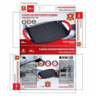 Acquista piastra grill rivestita in pietra da 36 cm
