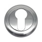 Trou de serrure pour poignée rosace Mod. 90-91 en chrome satiné