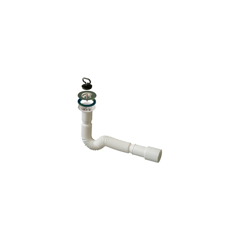 Sifão extensível para pia GP-40 em PVC injetado