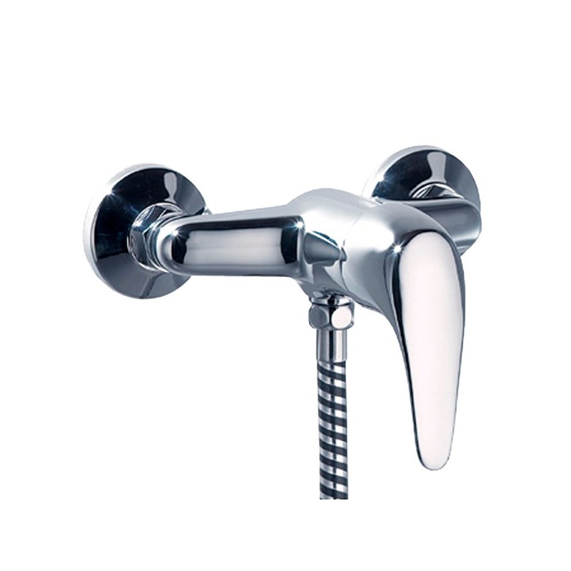 Monomando de ducha GARYINOX® modelo TITAN en latón cromado