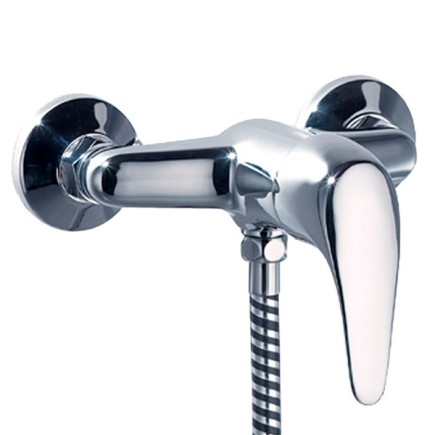 Monomando de ducha GARYINOX® modelo TITAN en latón cromado