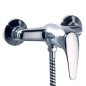 Monomando de ducha GARYINOX® modelo TITAN en latón cromado