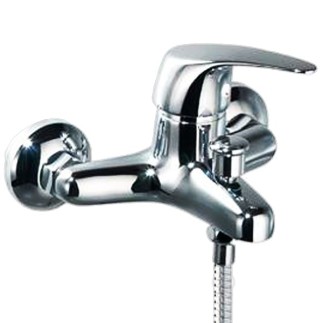 Mitigeur monocommande de baignoire GARYINOX TITAN en laiton chromé