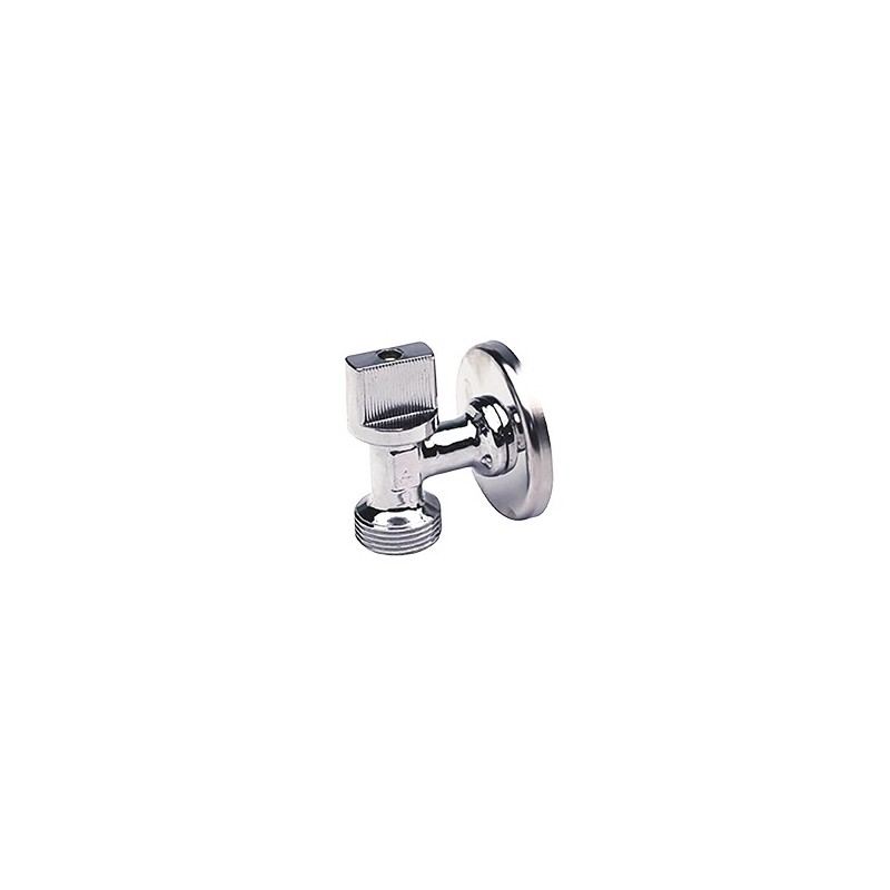 Llave escuadra T-26 GARY® 1/2" x 1/2" en latón cromado