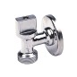 Chave quadrada GARY® T-26 1/2" x 1/2" em latão cromado