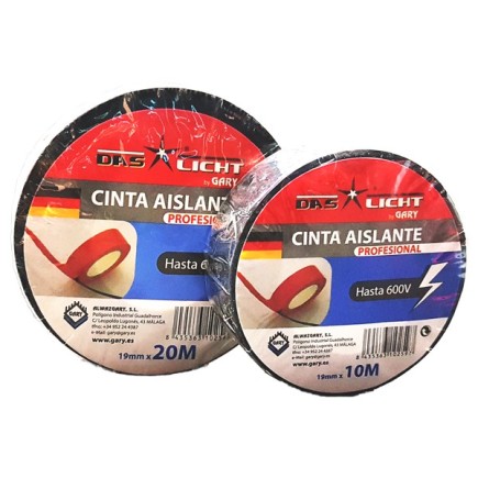 Ruban isolant GARY DAS LICHT 25 mm x 25 m noir