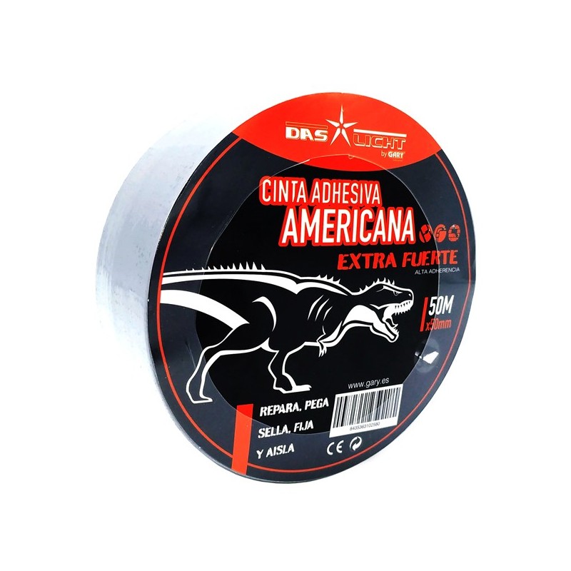 GARY DAS LICHT nastro adesivo argento 50 mm x 50 m GARY DAS LICHT nastro adesivo argento 50 mm x 50 m