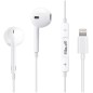 Auriculares Dinámicos con Interfaz Lightning y Funcionalidad de Micrófono  Longitud del Cable 1.2m