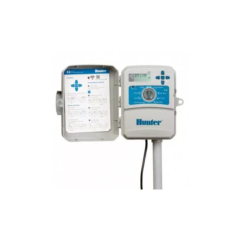 Regolatore per esterni Hunter X2-801 a 8 stazioni con WiFi WAND Regolatore per esterni Hunter X2-801 a 8 stazioni con WiFi WAND