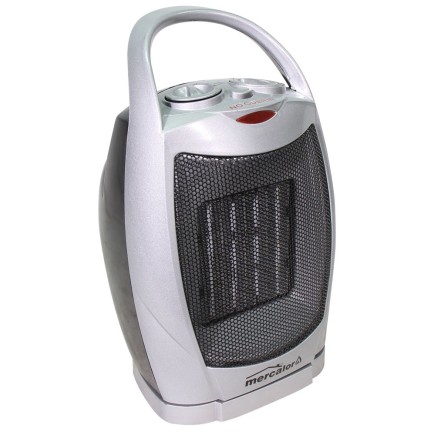 termoventilatore in ceramica MERCALOR MT01504 offre fino a 150W