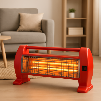 Aquecedor de piso portátil MERCALOR MT01539 oferece três níveis